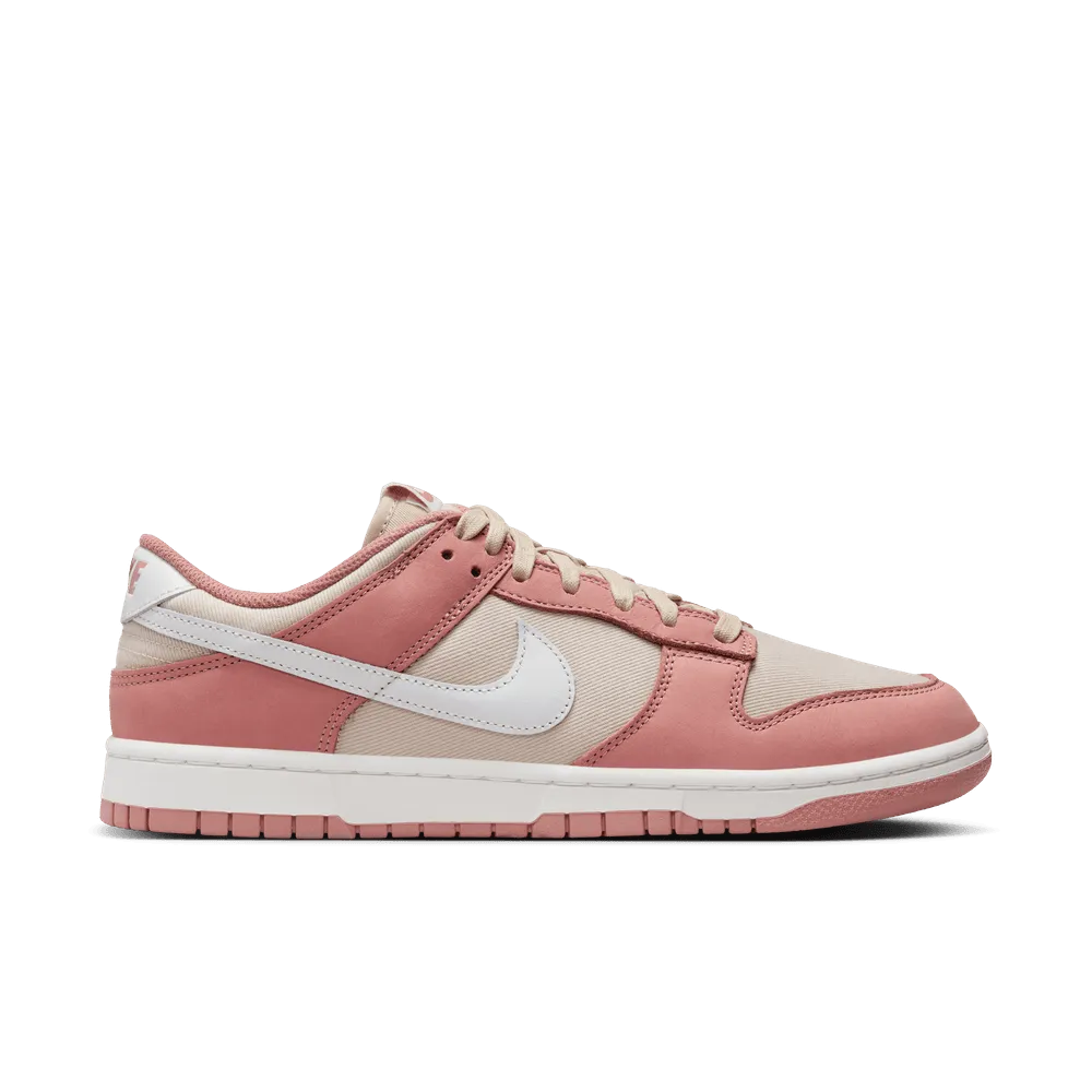 Nike Dunk Low Retro Premium Men's Shoes 'Red Stardust/White/Sanddrift'