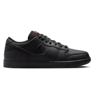 Nike SB Dunk Low Pro ISO Skateboard Shoe - Black/Black-Black-Black