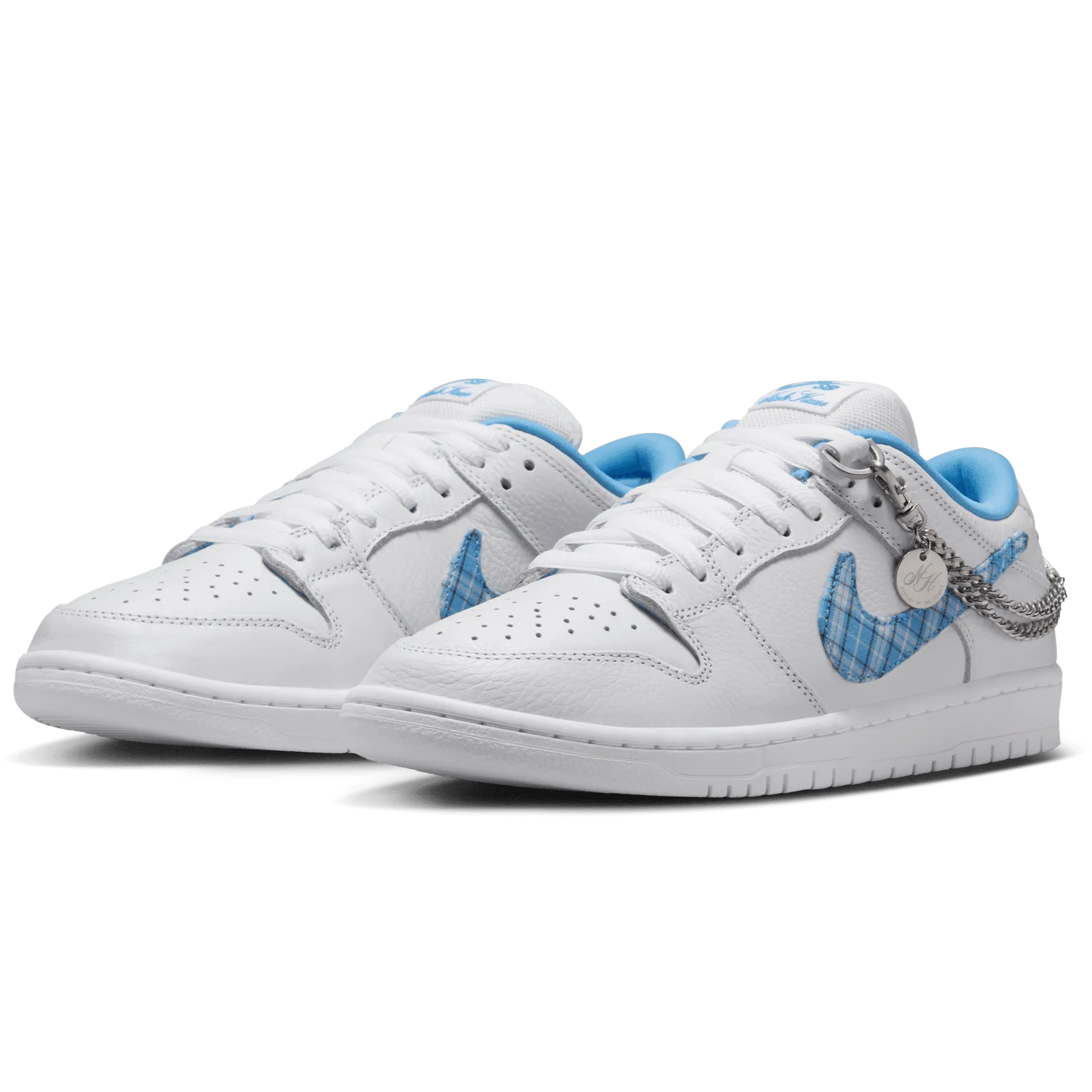 Nike SB Dunk Low Pro Nicole Hause Skateboard Shoe - White/University Blue-White