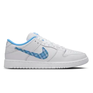 Nike SB Dunk Low Pro Nicole Hause Skateboard Shoe - White/University Blue-White