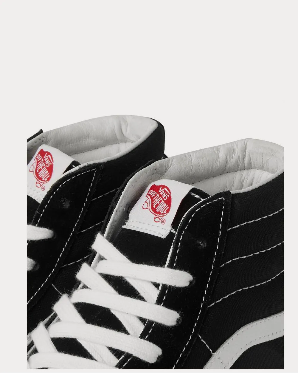 OG SK8-Hi LX Leather-Trimmed Suede and Canvas High-Top  Black high top sneakers