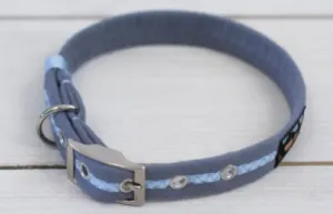 Oscar & Hooch - Dog Collar - Sky Blue - Medium
