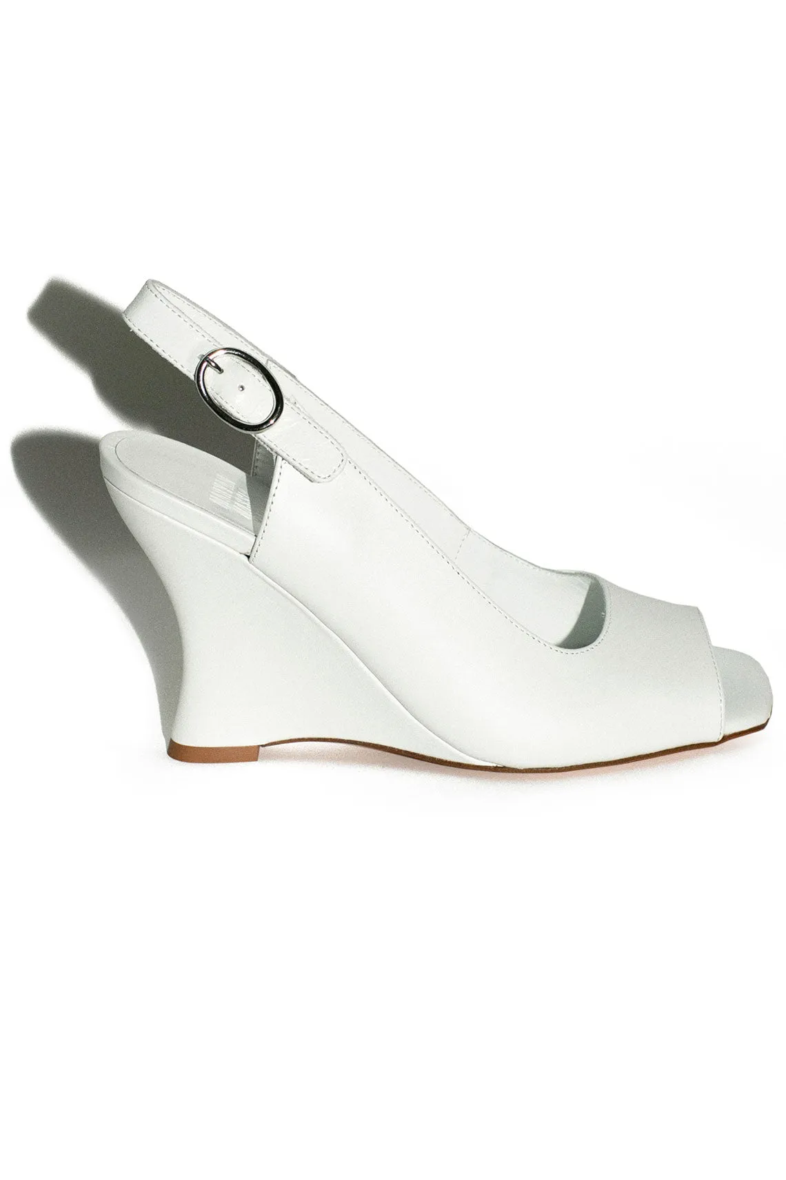 Pearl Bianca Wedge