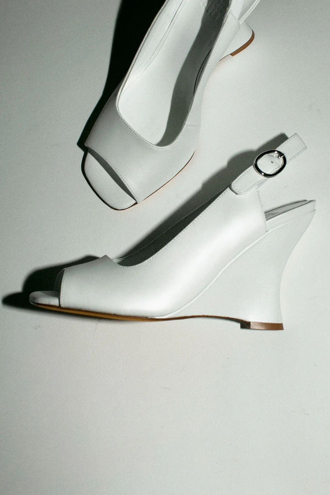 Pearl Bianca Wedge