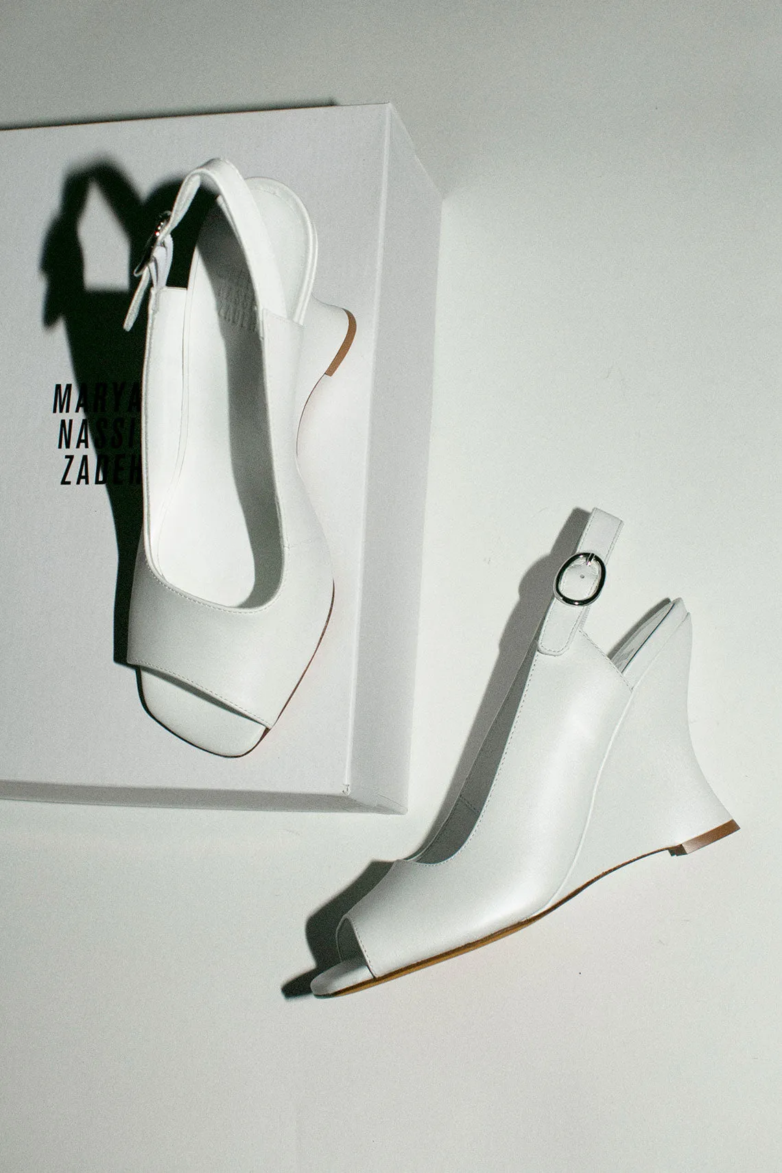 Pearl Bianca Wedge