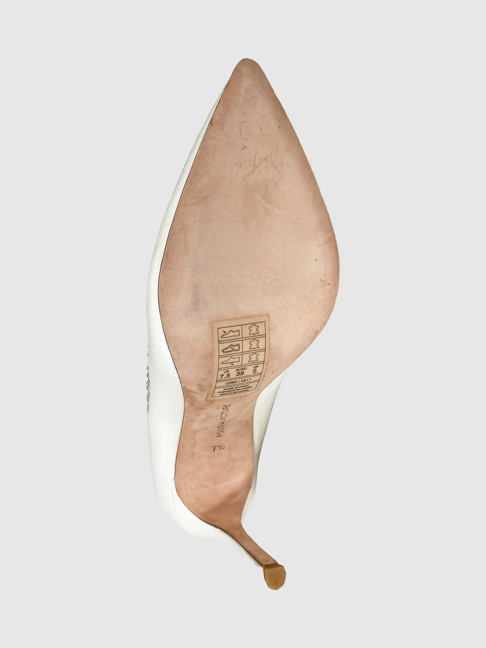 Pearl Studded Pumps - Size 7.5