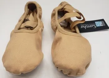 Poetry -- Canvas Split Sole Ballet -- Flesh