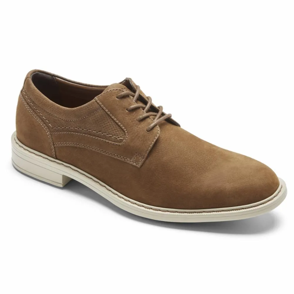 Rockport  Men's Plain Toe Tanner Brown W