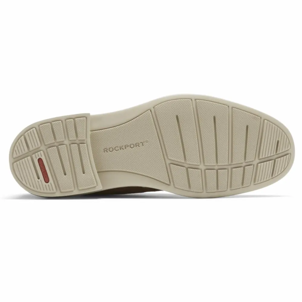 Rockport  Men's Plain Toe Tanner Brown W