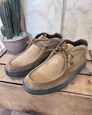 Roper Men's Lace Up Leather Faux Crepe Tan Suede Chukka Casual Shoes 0993-2780 by