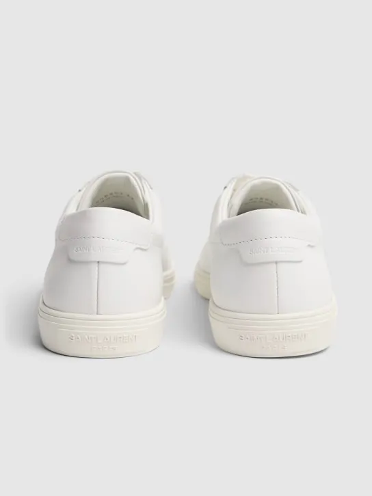 Saint Laurent   Andy leather low-top sneakers 