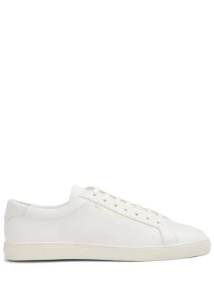 Saint Laurent   Andy leather low-top sneakers 