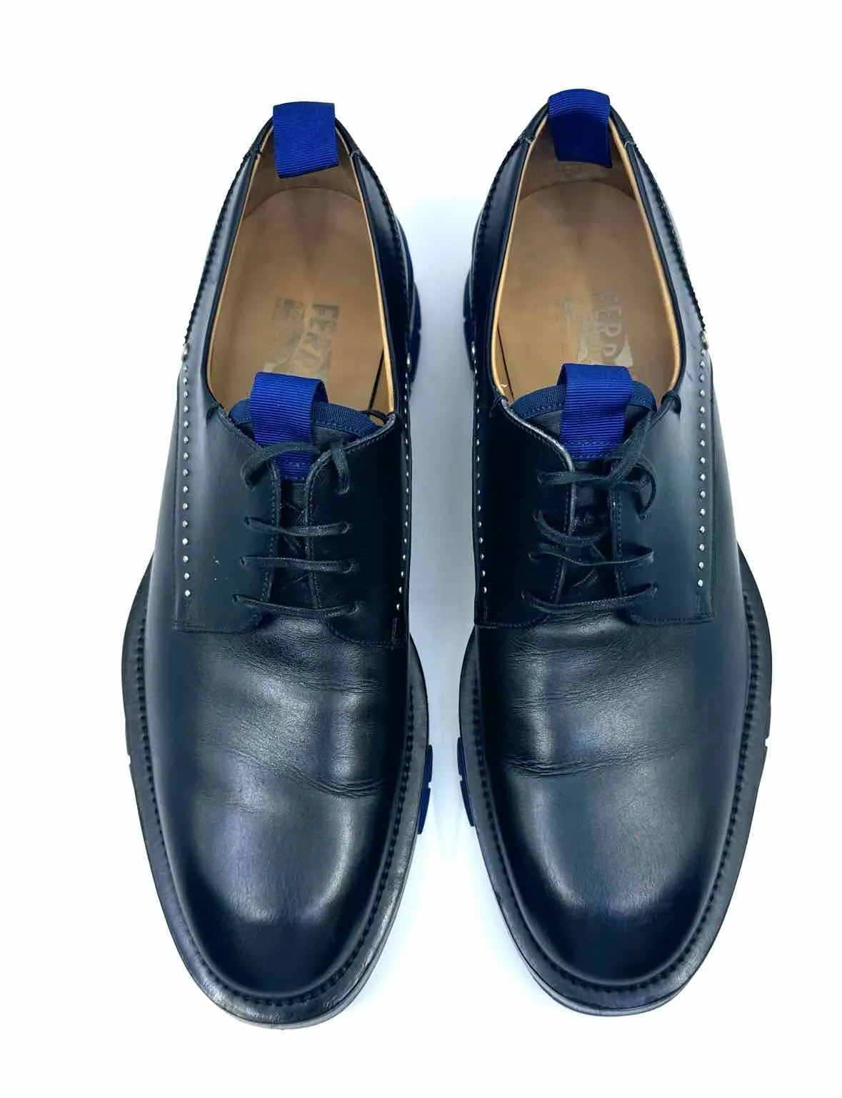 SALVATORE FERRAGAMO Size 8.5 Black Men's Shoes