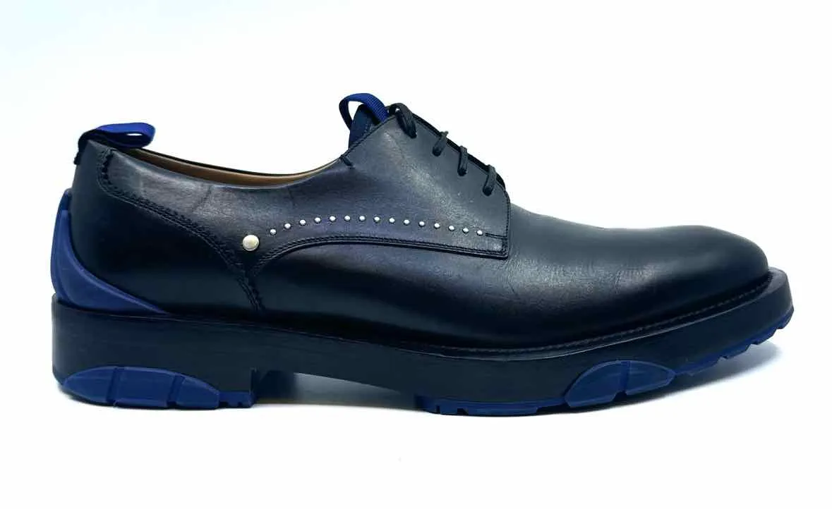 SALVATORE FERRAGAMO Size 8.5 Black Men's Shoes