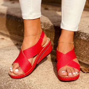 Sandals for Women Shoes Casual Sandals For Ladies Thick Bottom Wedge Women Sandals In Colour Design Sandals Women