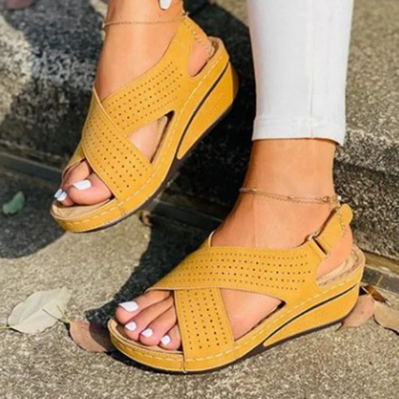 Sandals for Women Shoes Casual Sandals For Ladies Thick Bottom Wedge Women Sandals In Colour Design Sandals Women