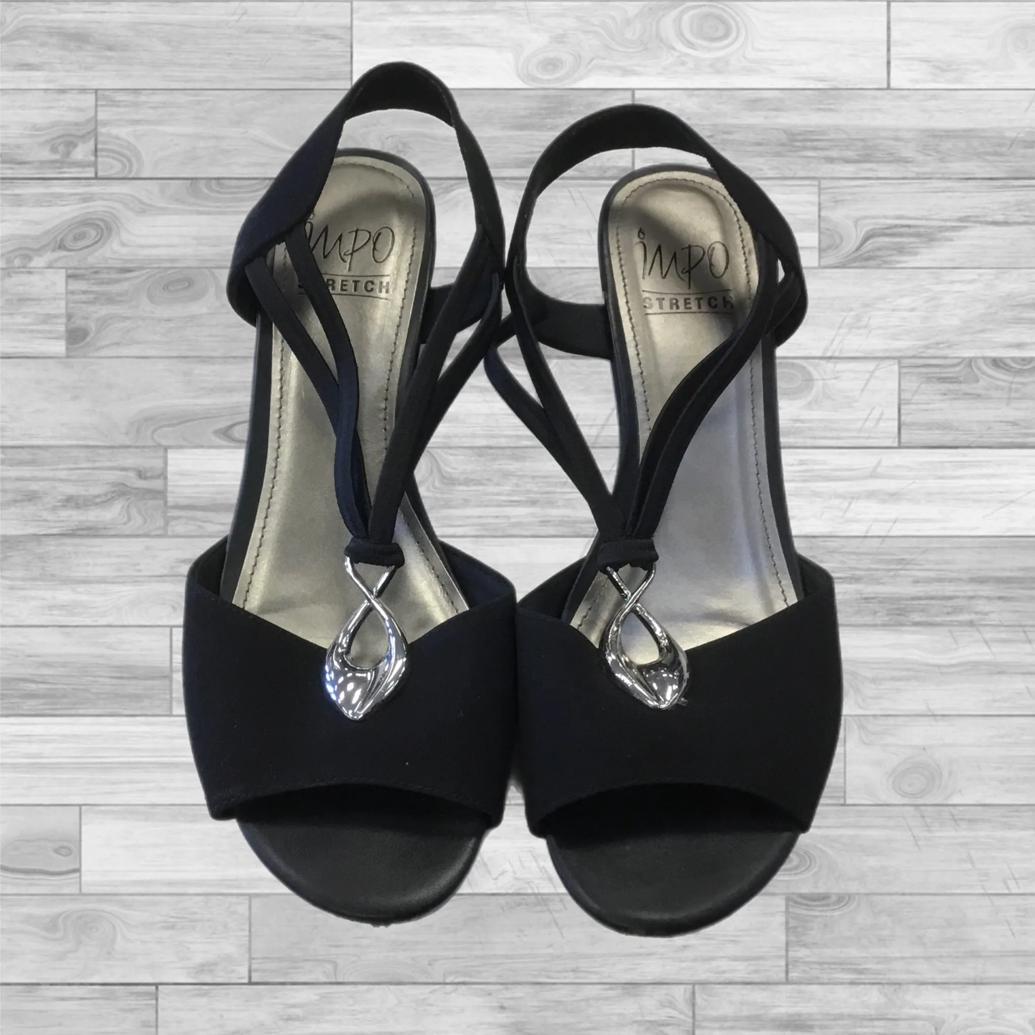 Shoes Heels Wedge By Impo In Black, Size: 8