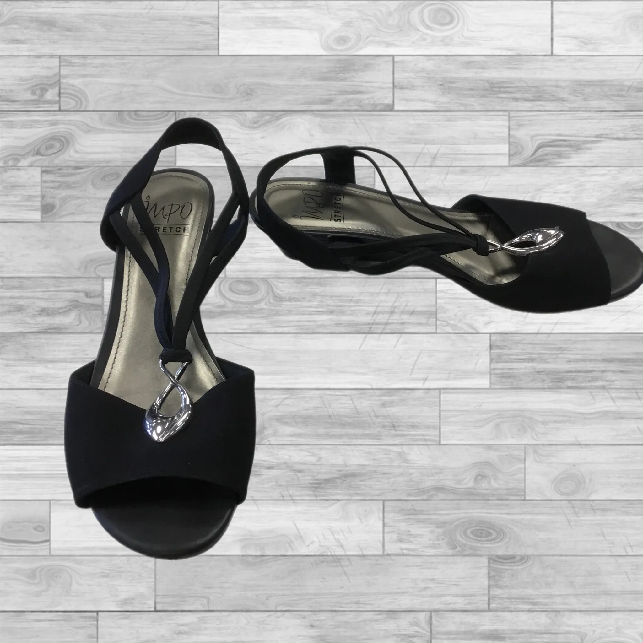 Shoes Heels Wedge By Impo In Black, Size: 8