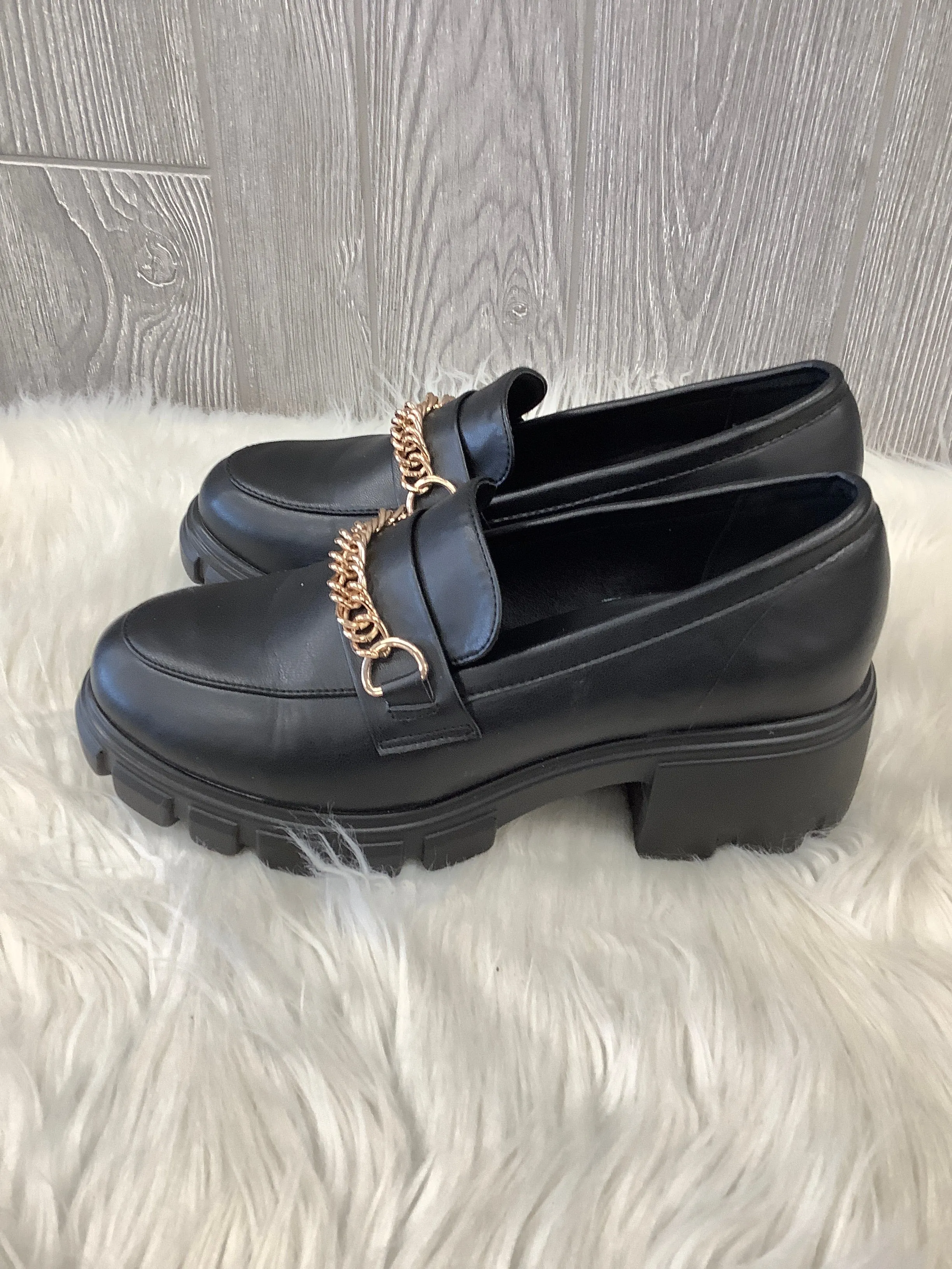 Shoes Heels Wedge By Shoedazzle In Black, Size: 8