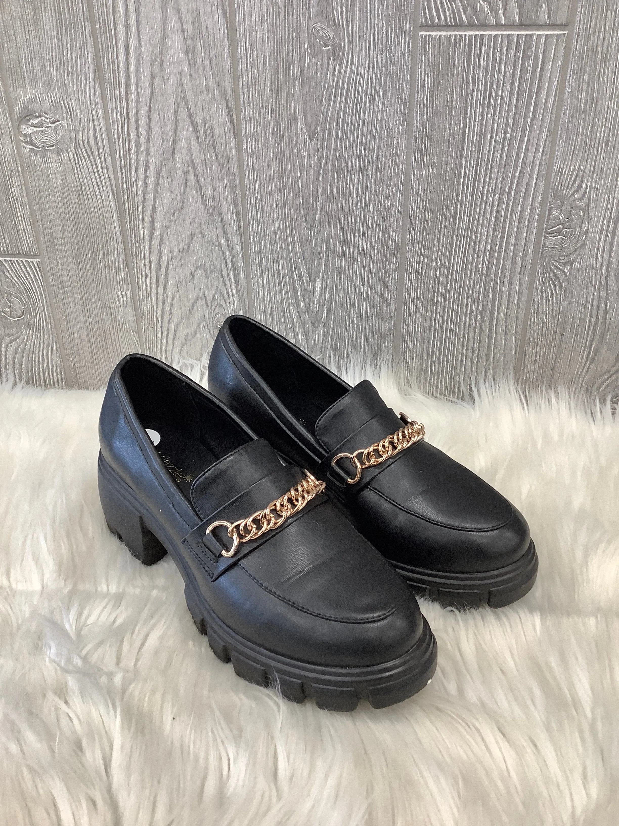 Shoes Heels Wedge By Shoedazzle In Black, Size: 8