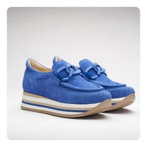 SOFTWAVES CADDIE SNEAKER IN INDIGO