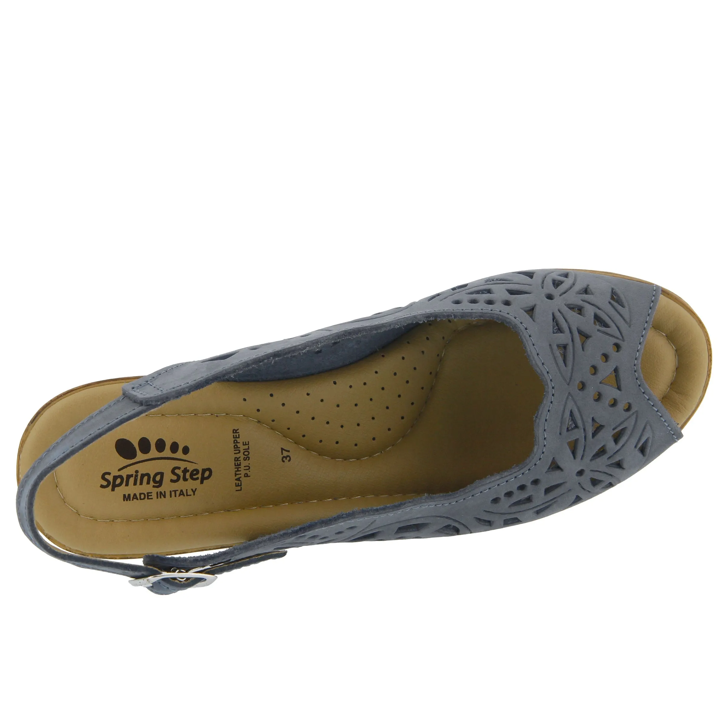 Spring Step Shoes Orella Sandal Women’s Italian Leather Wedge