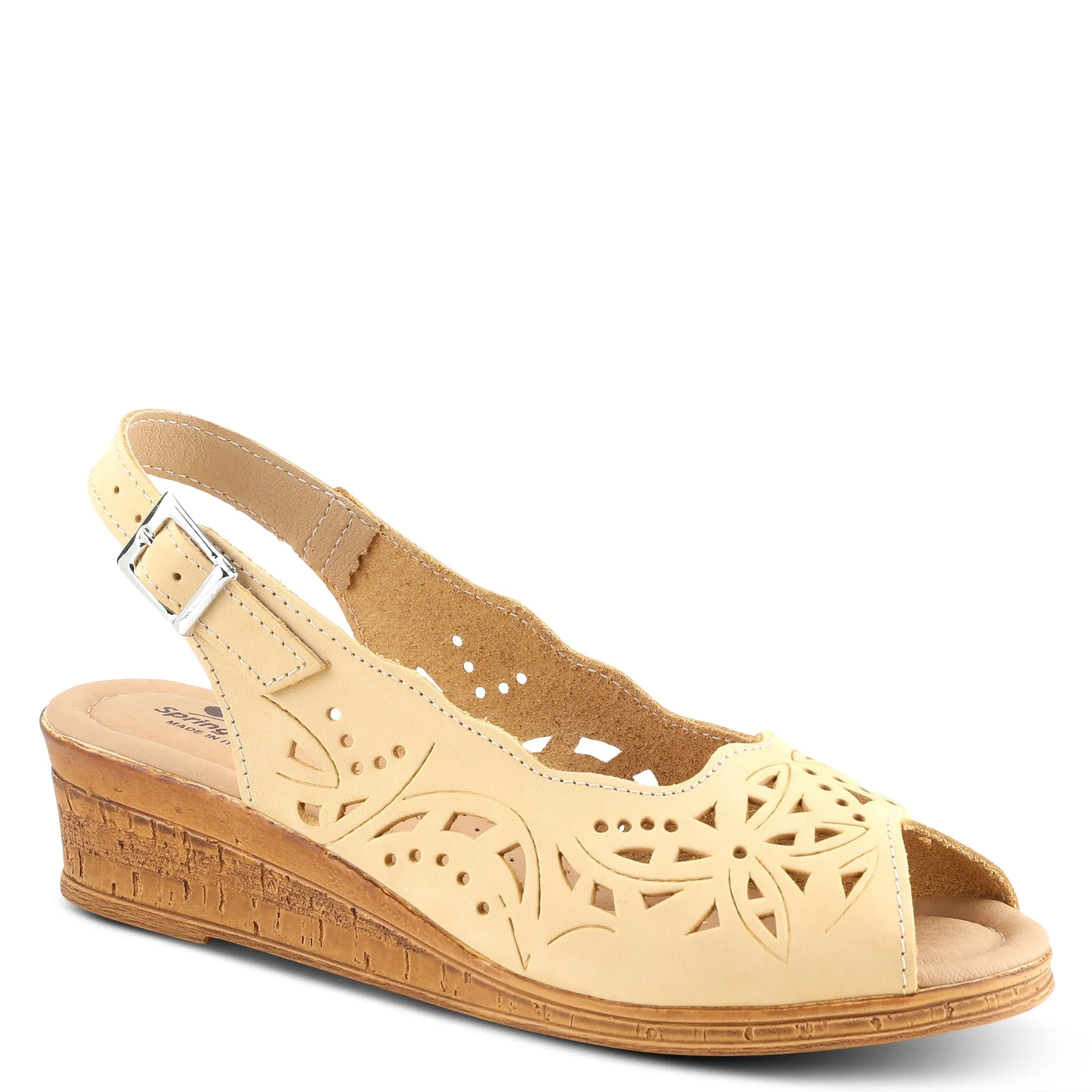 Spring Step Shoes Orella Sandal Women’s Italian Leather Wedge