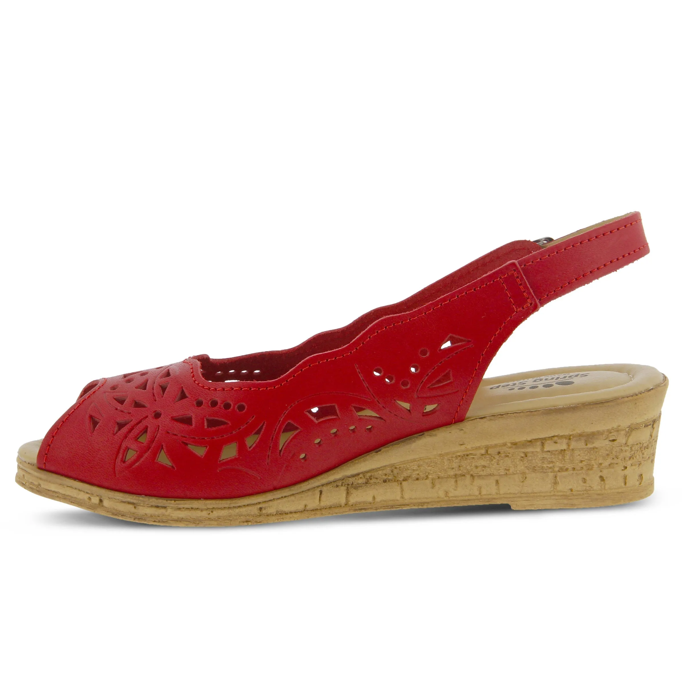 Spring Step Shoes Orella Sandal Women’s Italian Leather Wedge