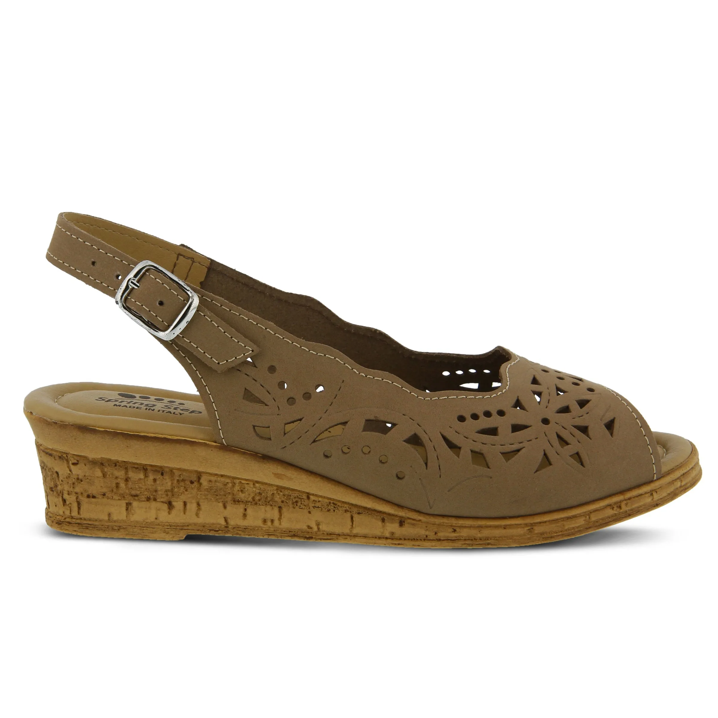 Spring Step Shoes Orella Sandal Women’s Italian Leather Wedge