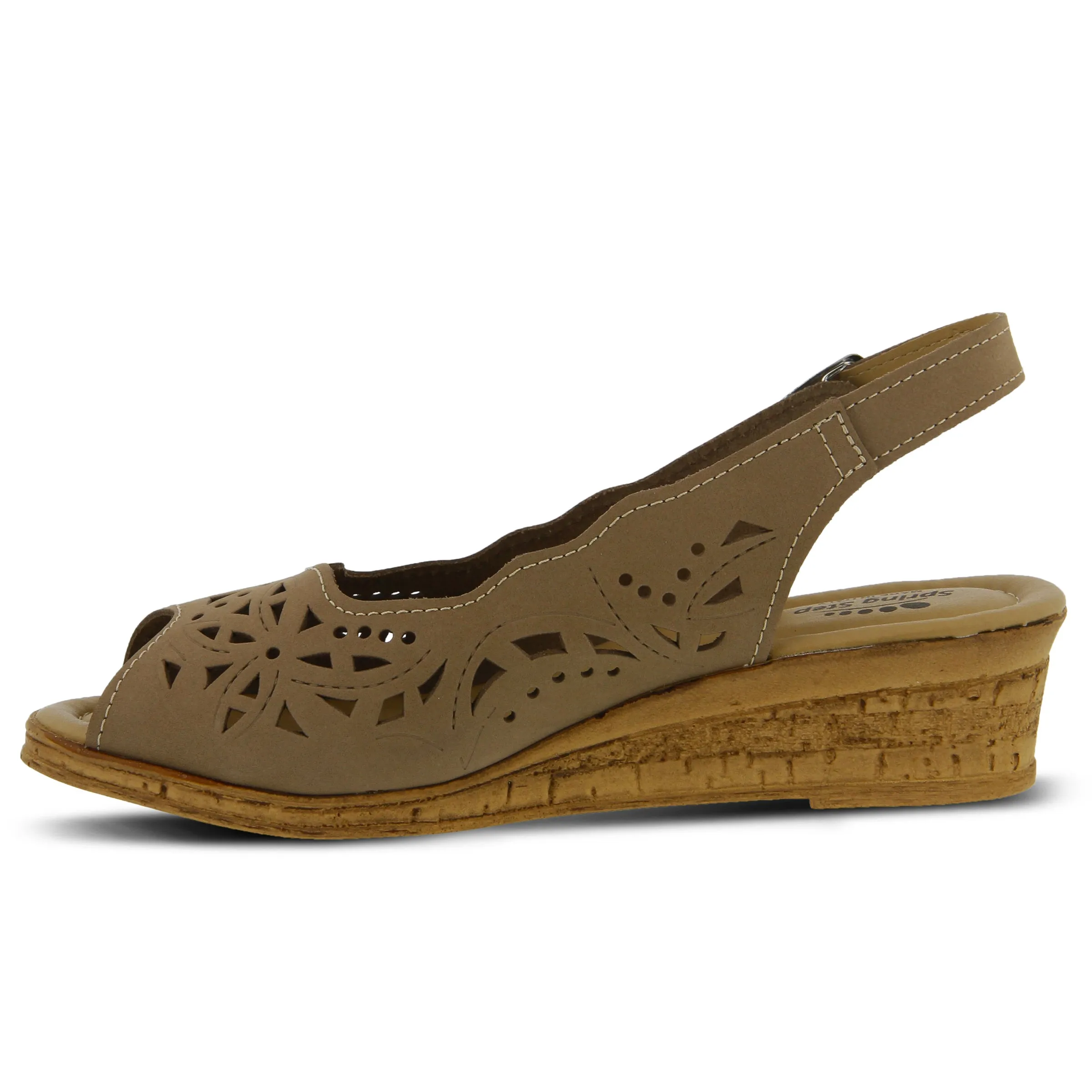 Spring Step Shoes Orella Sandal Women’s Italian Leather Wedge