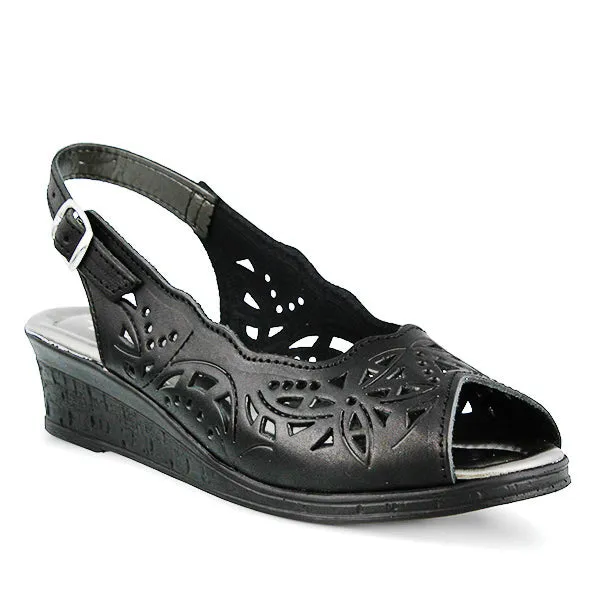 Spring Step Shoes Orella Sandal Women’s Italian Leather Wedge