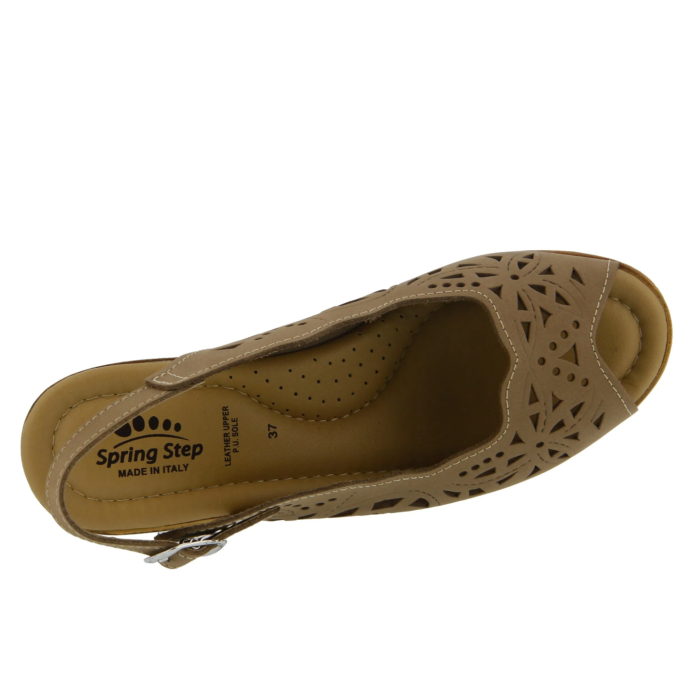 Spring Step Shoes Orella Sandal Women’s Italian Leather Wedge
