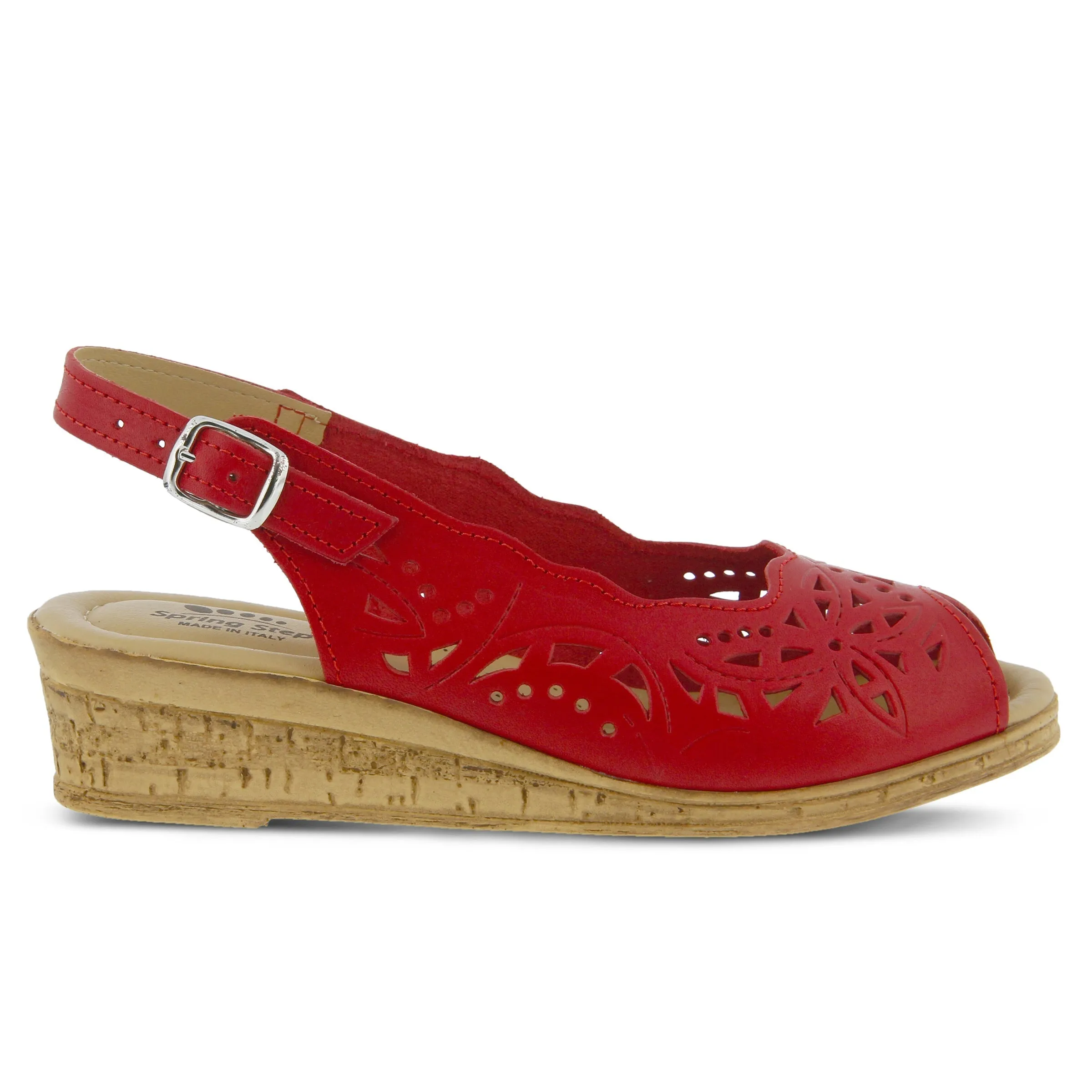 Spring Step Shoes Orella Sandal Women’s Italian Leather Wedge