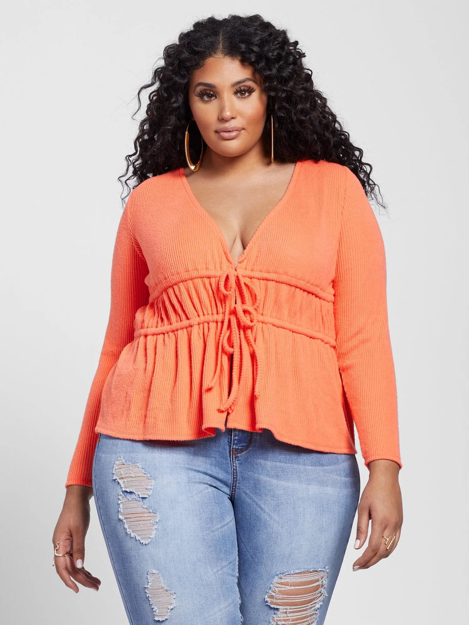 Stacy Double Tie Waist Top