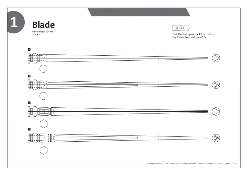 Stiletto Dagger Templates