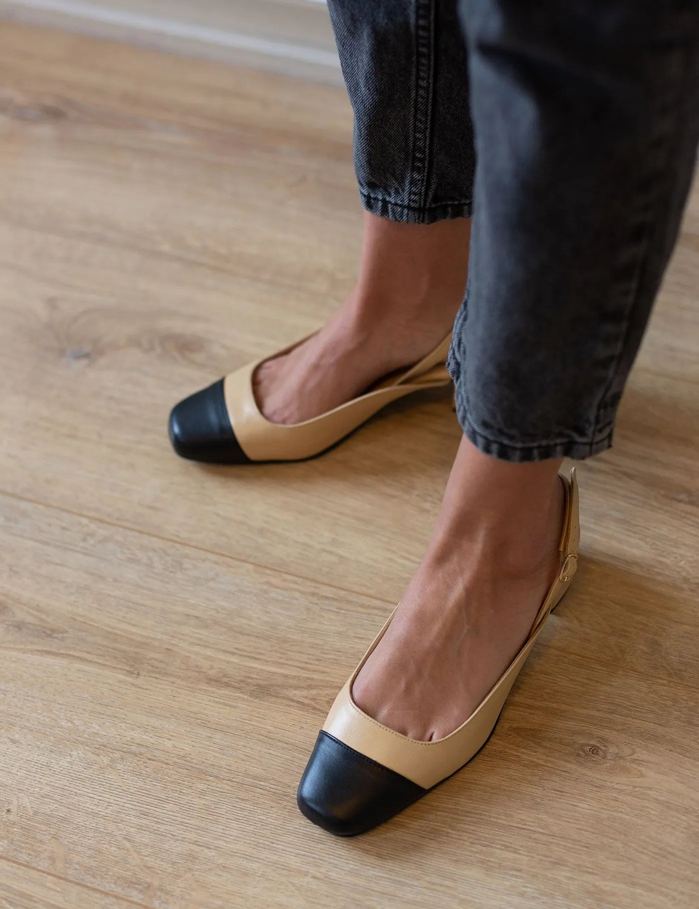 Stiletto Daphne Cream & Black