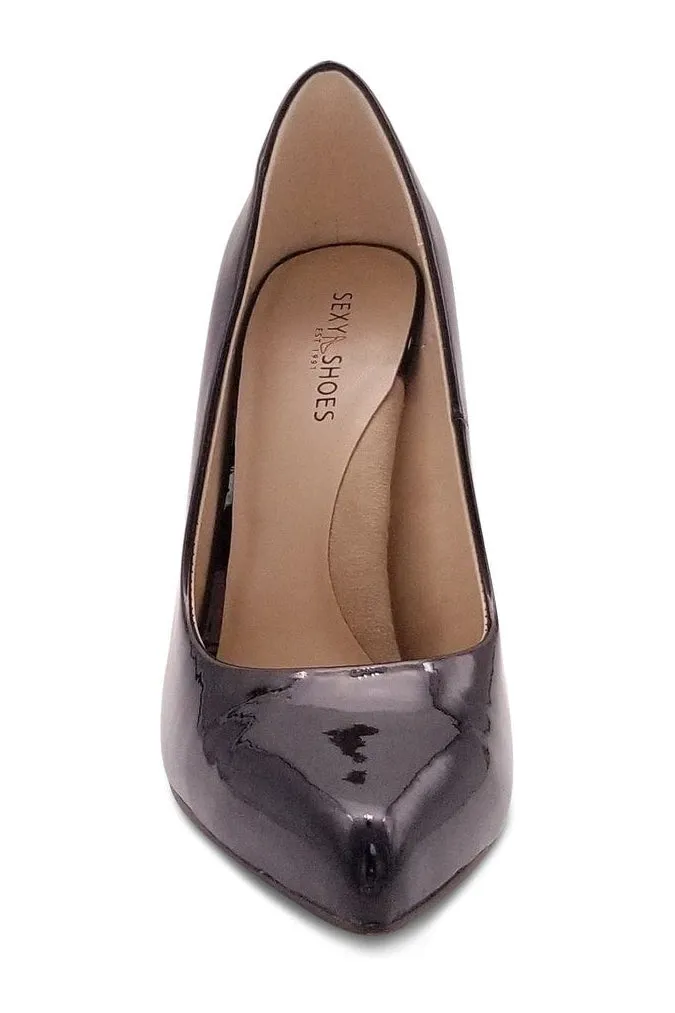 Sultry Low Cut Sky High Stiletto Heel Pump