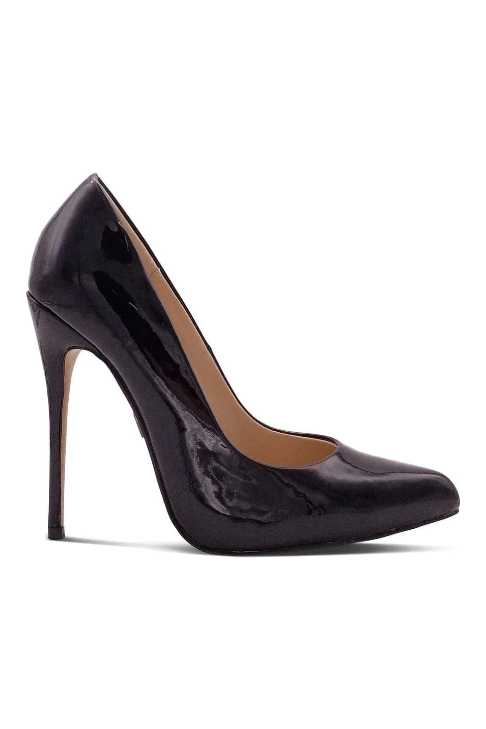 Sultry Low Cut Sky High Stiletto Heel Pump