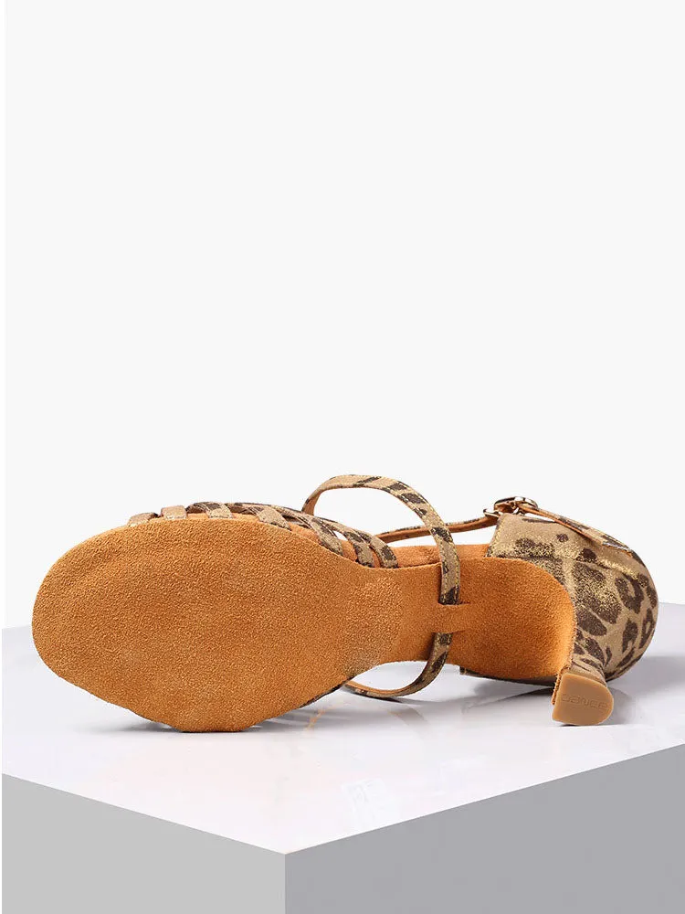 Summer High Heel Soft Sole Indoor Latin Dance Shoes