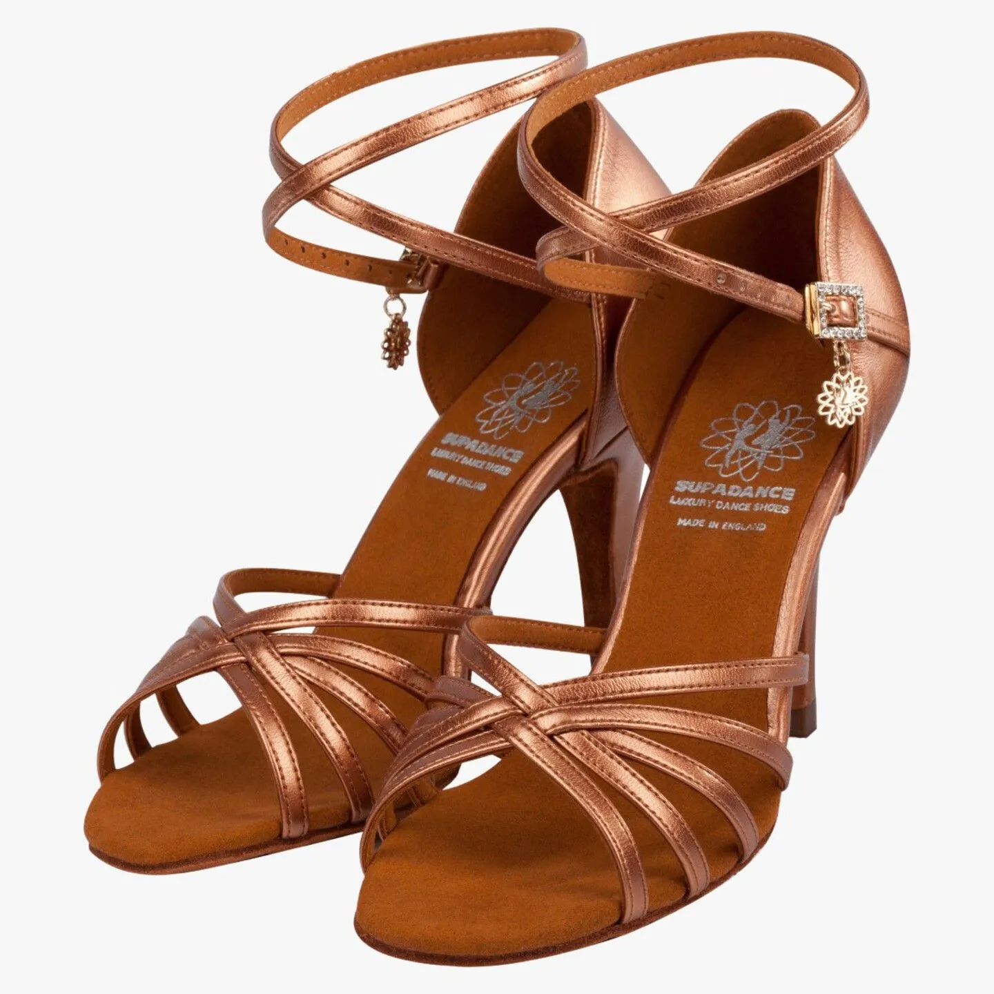 Supadance 1143 Ladies Latin Shoe Dark Tan Coag