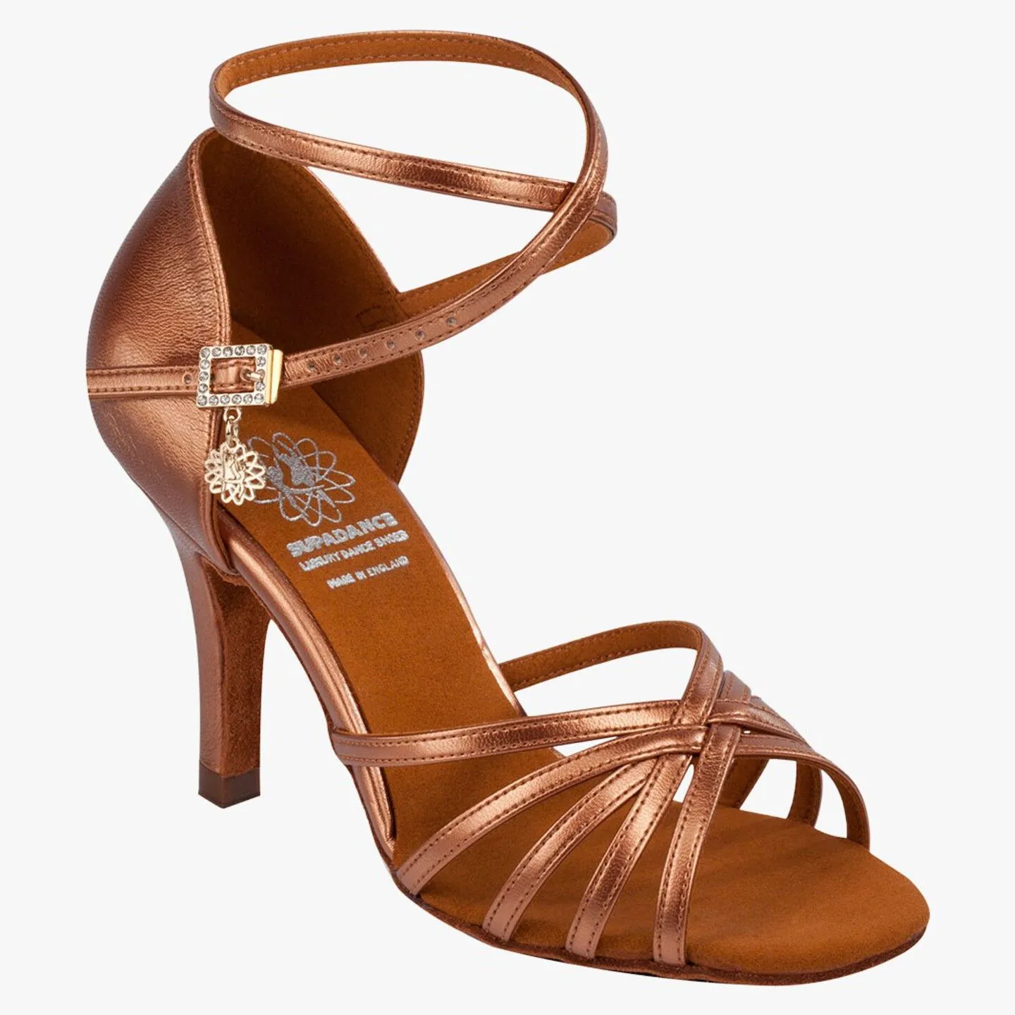 Supadance 1143 Ladies Latin Shoe Dark Tan Coag