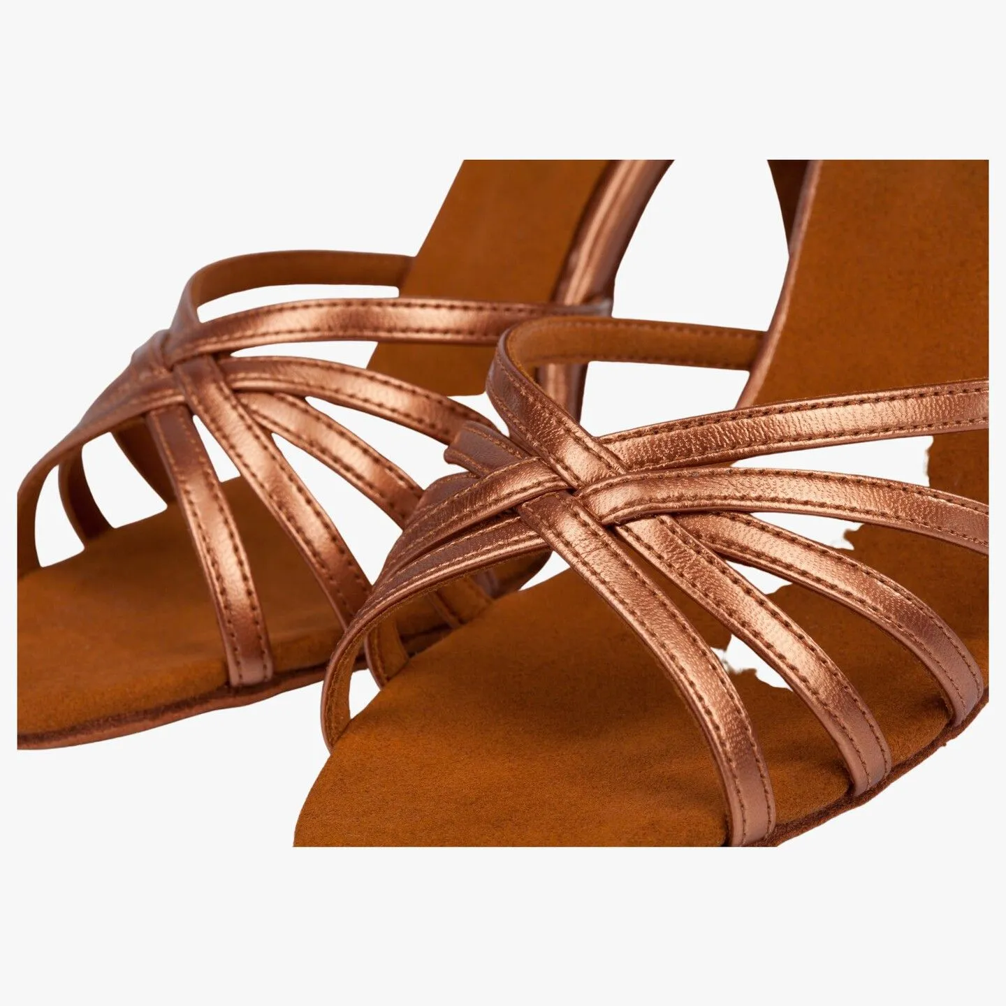 Supadance 1143 Ladies Latin Shoe Dark Tan Coag