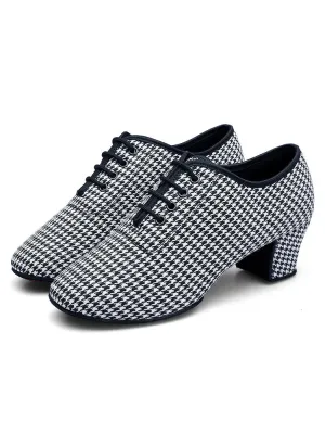 Swallow Gird Flyknit Breathable Latin Dance Shoes
