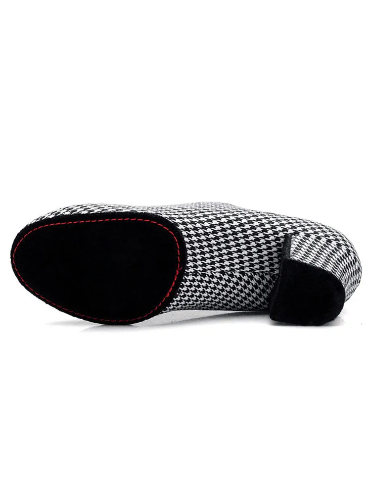 Swallow Gird Flyknit Breathable Latin Dance Shoes