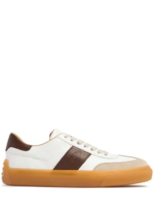 Tod&#x27;s   Suede &amp; leather low top sneakers 
