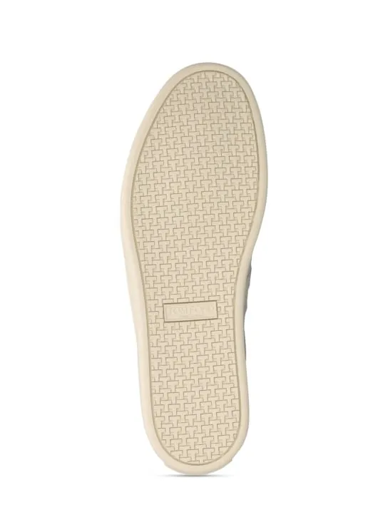 Tom Ford   Grain leather low top sneakers 