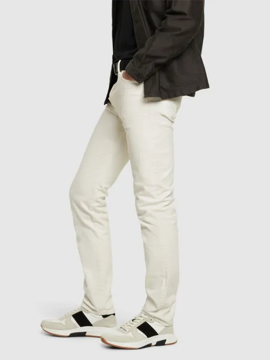 Tom Ford   Suede &amp; tech low top sneakers 