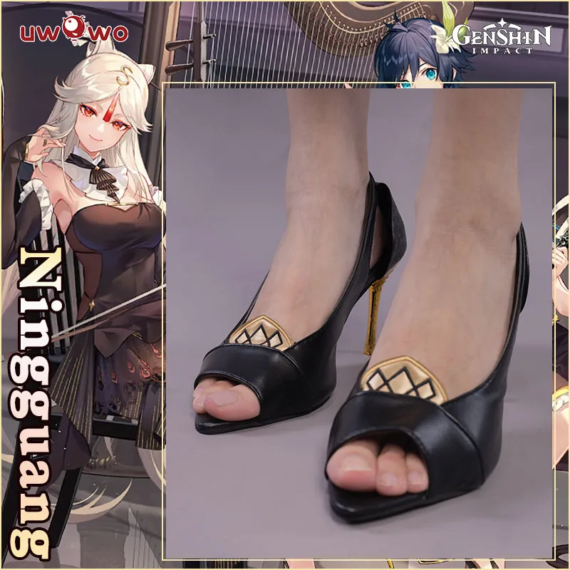 Uwowo Game Genshin Impact Concert Ver. Ningguang Cosplay Shoes