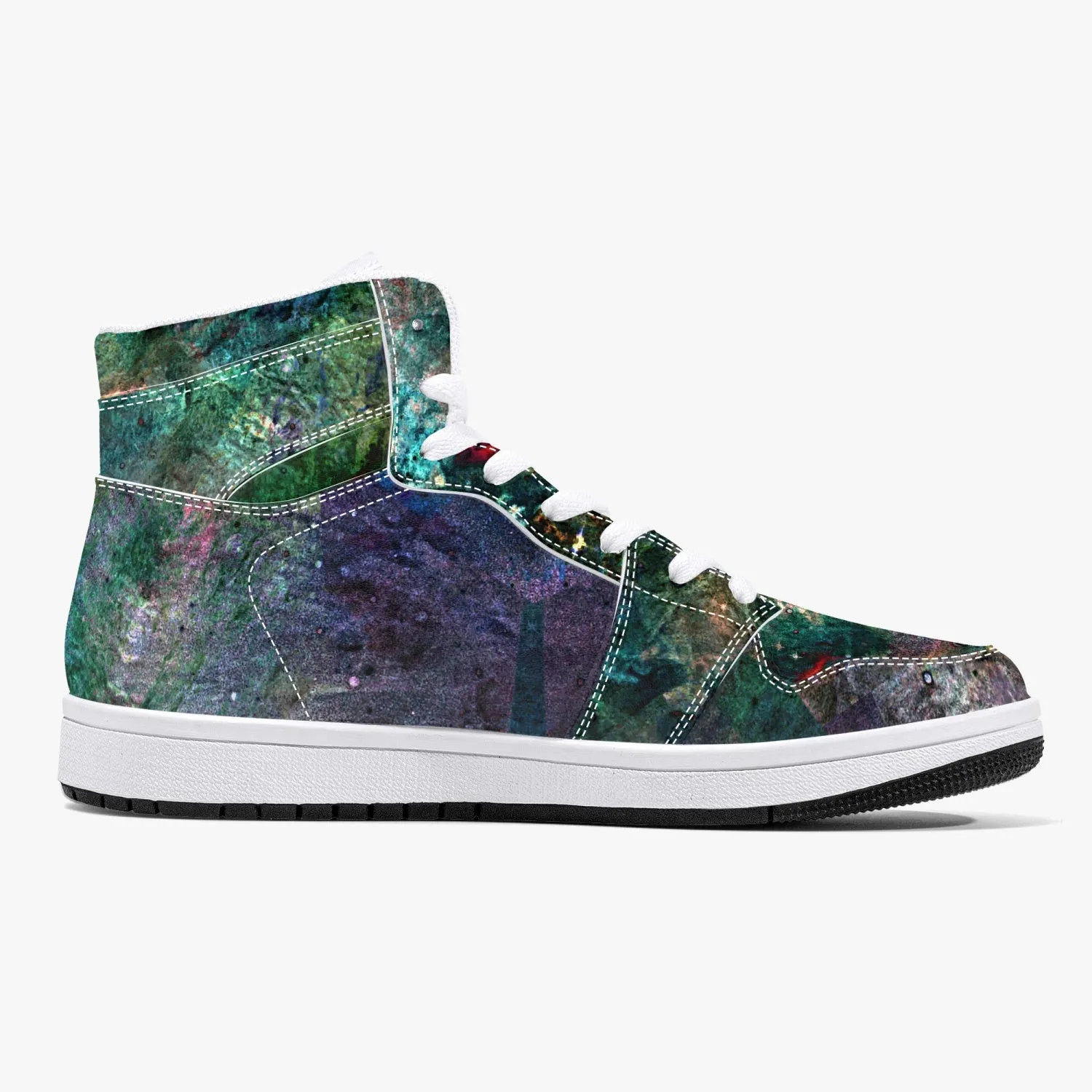 Valendrin Psychedelic Split-Style High-Top Sneakers