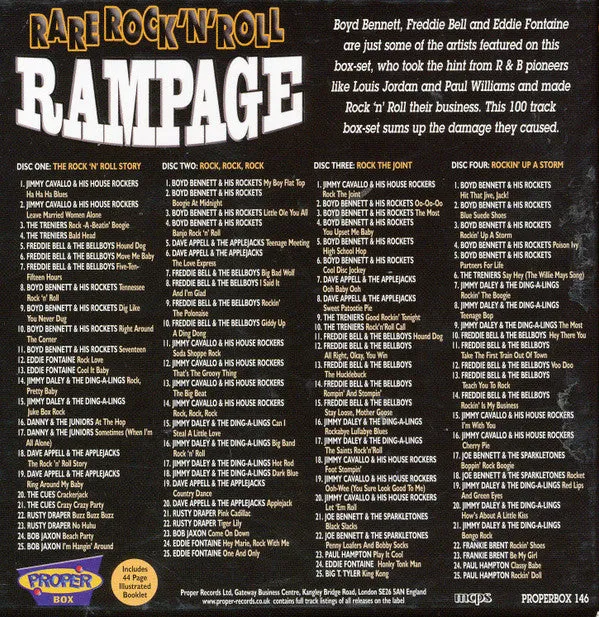 Various - Rare Rock'n'Roll Rampage - CD